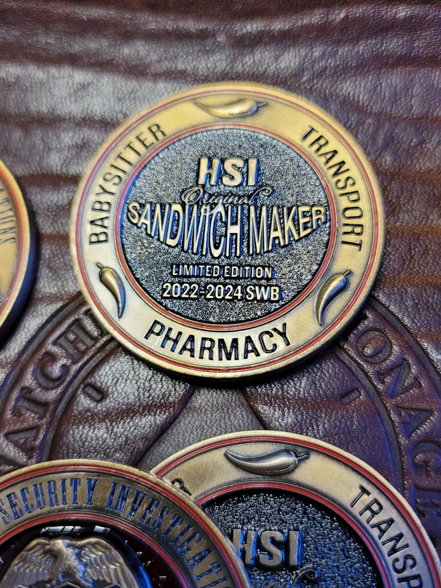 HSI SW BORDER TDY SANDWICH Maker OG Coin - SHIPS NOW