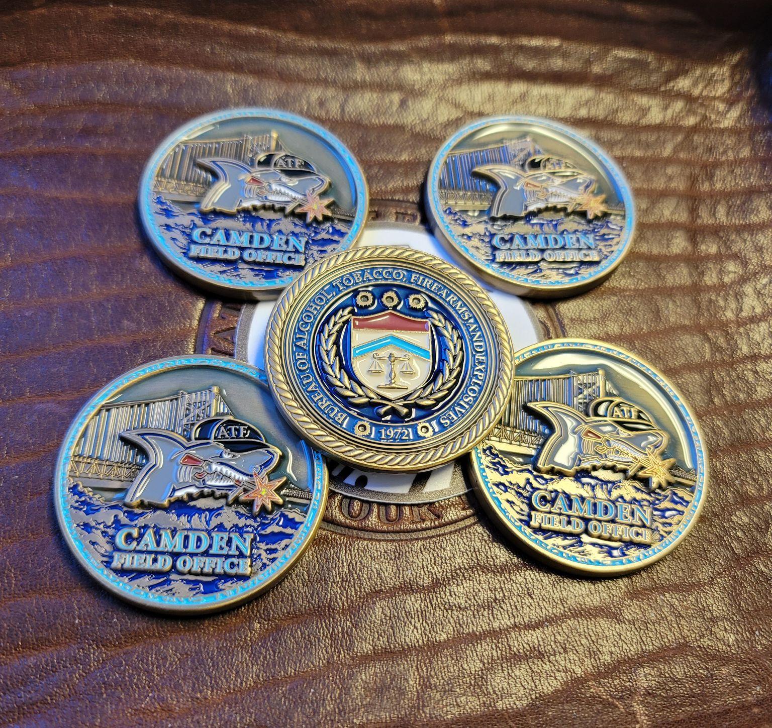 ATF Camden Coin SHIPPING NOW FINAL SALE NO PLANS FOR ReORDER