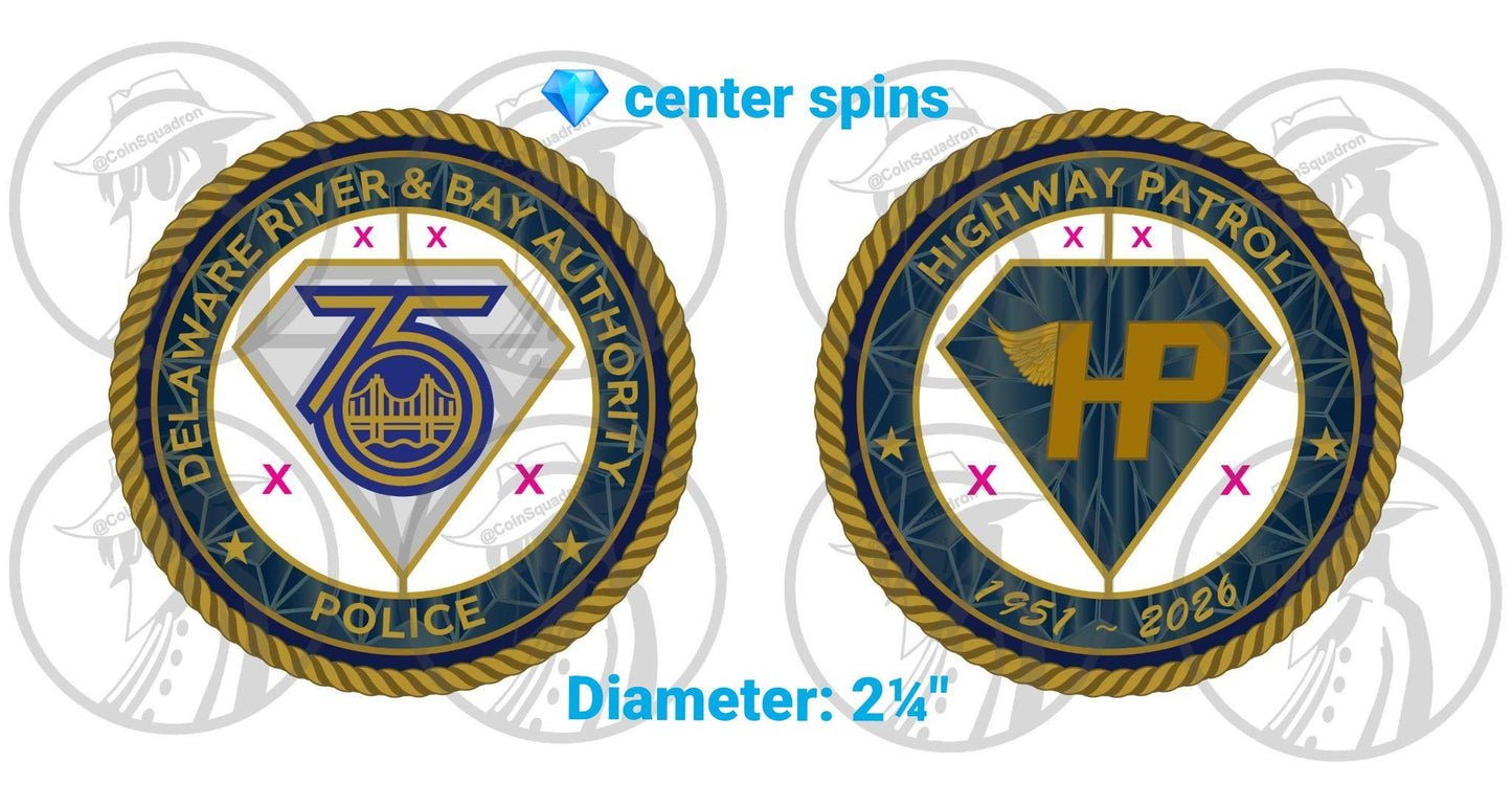 DRBA 75th Anniversary Coin -- PRE-SALE -- Pls read below