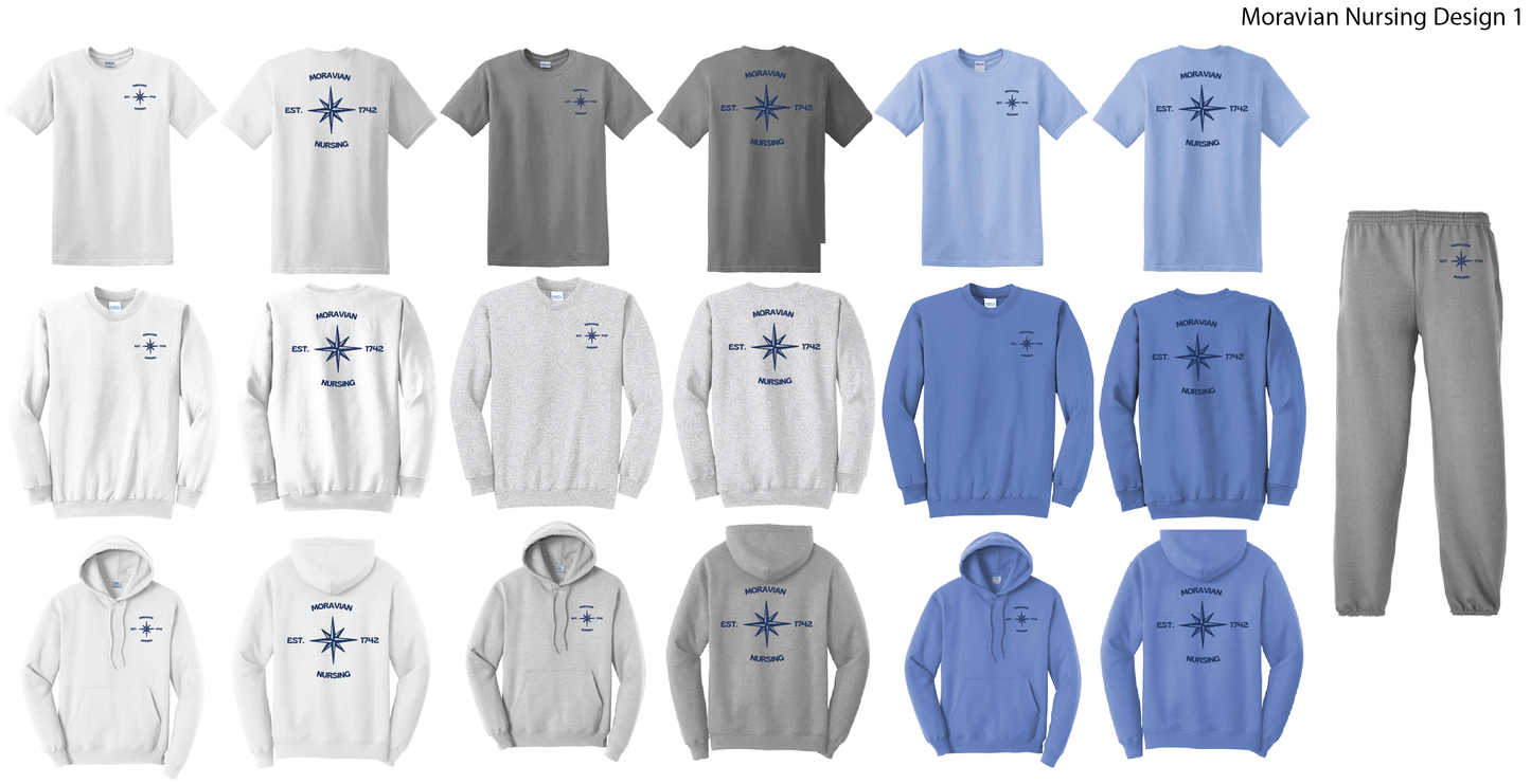 Moravian Nursing Apparel 2025 Design 1