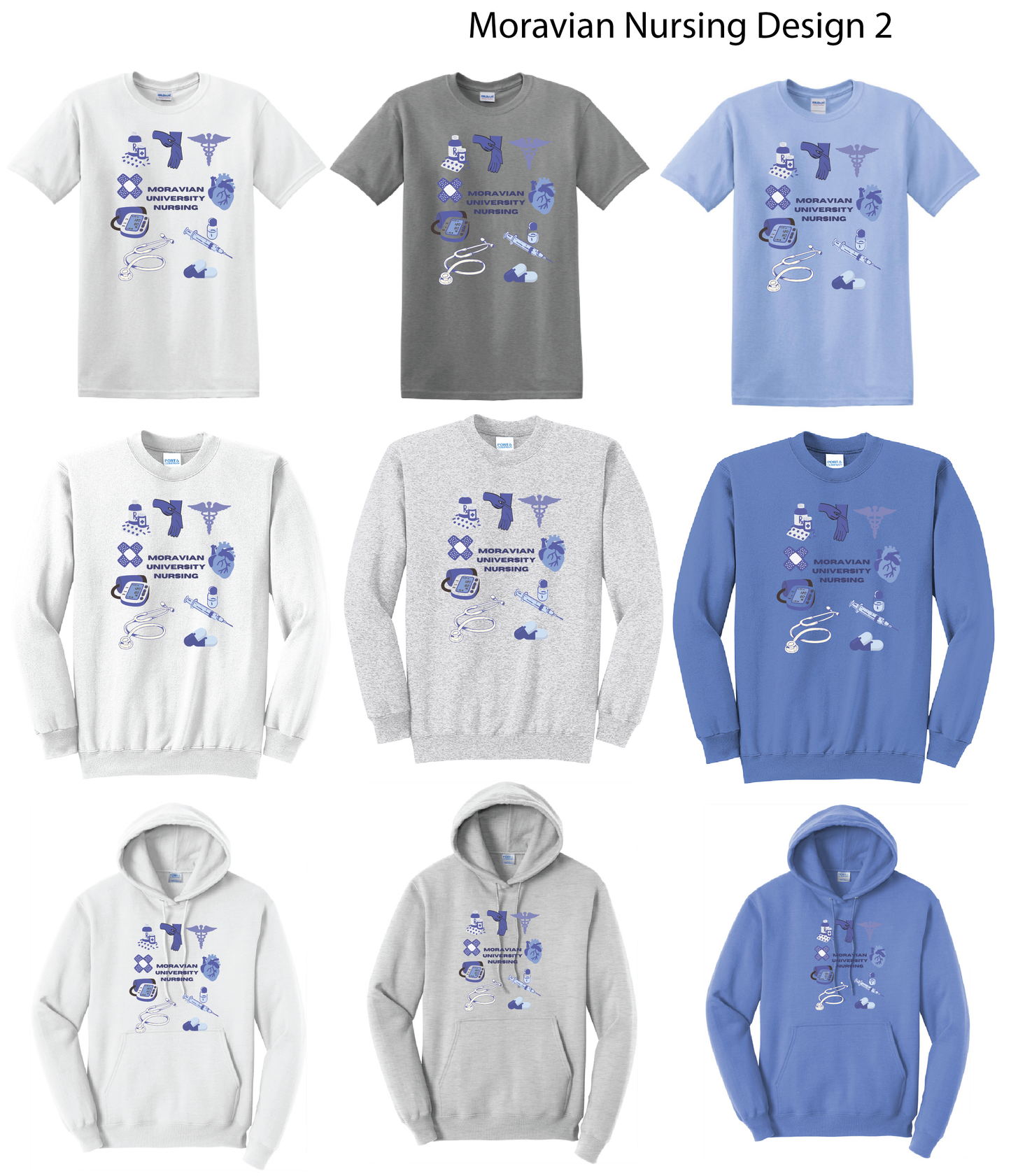 Moravian Nursing Apparel 2025 Design 2