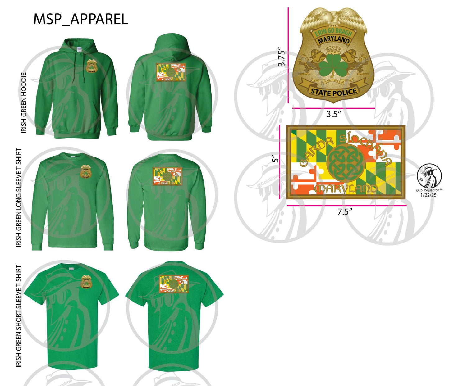 PRE-SALE is LIVE - MSP Gaelic Apparel - Pls read below SHIP APPROX: 3/1/25