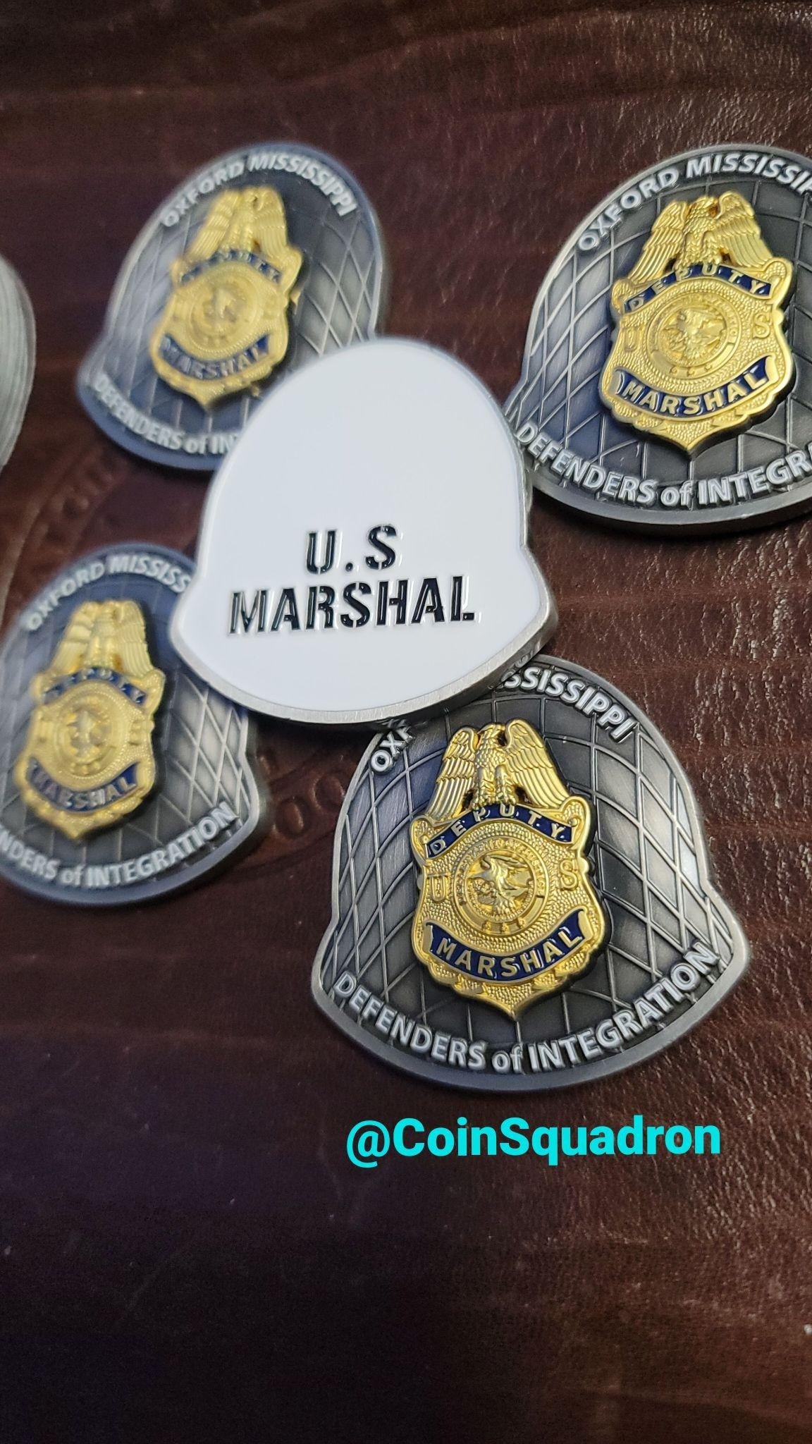USMS HELMET COIN OXFORD MS - SHIPPING NOW 12/28/2023