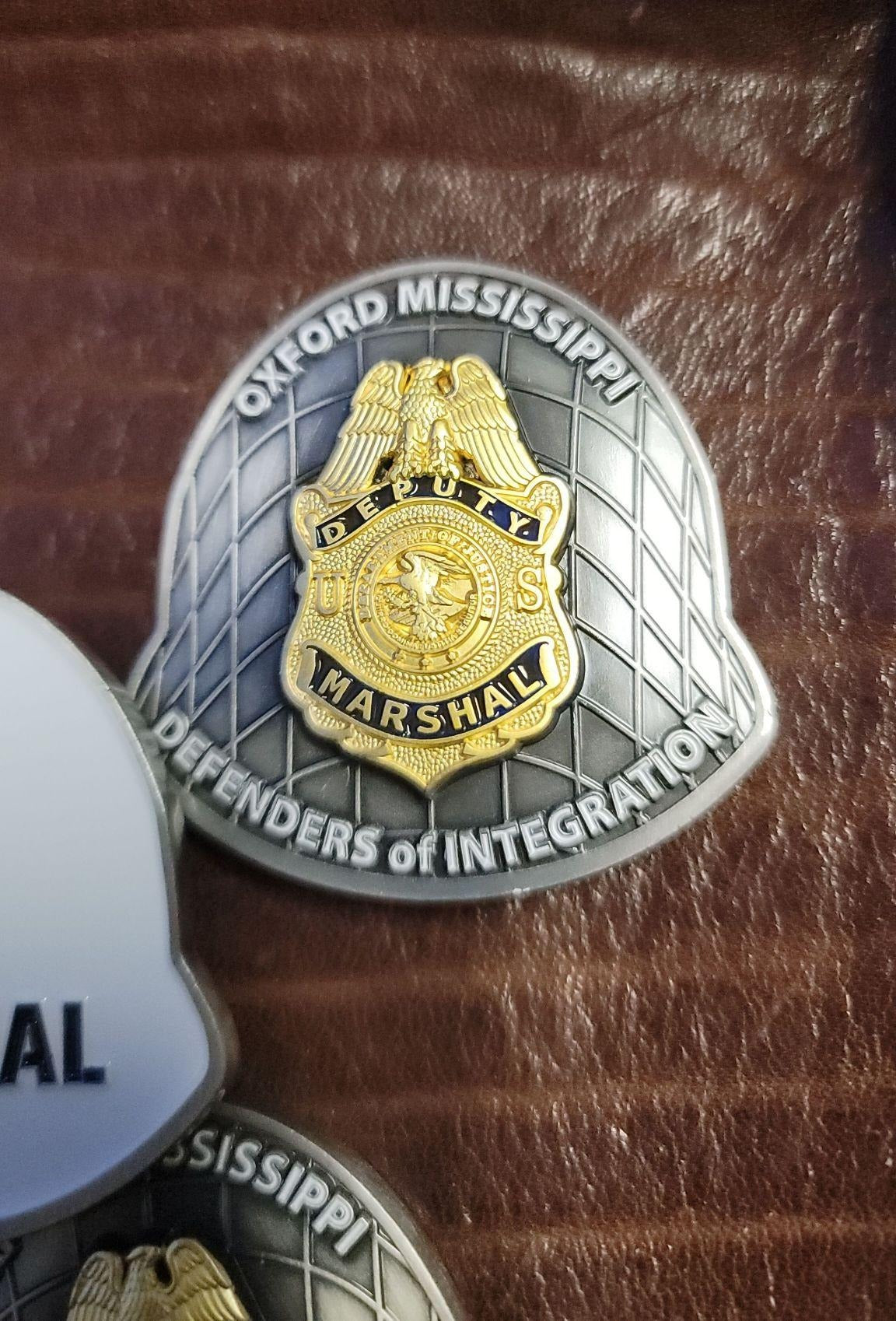 USMS HELMET COIN OXFORD MS - SHIPPING NOW 12/28/2023