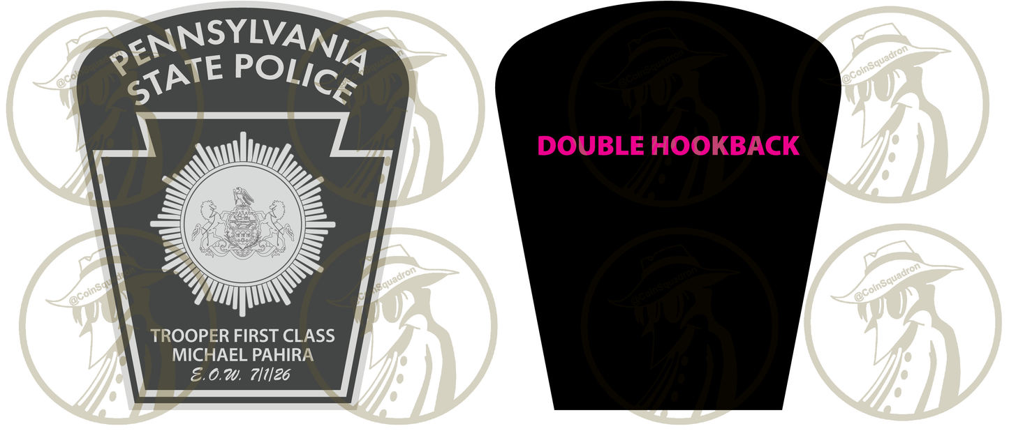 Fundraiser Pre-Sale: EOW Michael Pahira #10642 - PVC PATCH - Pls read below