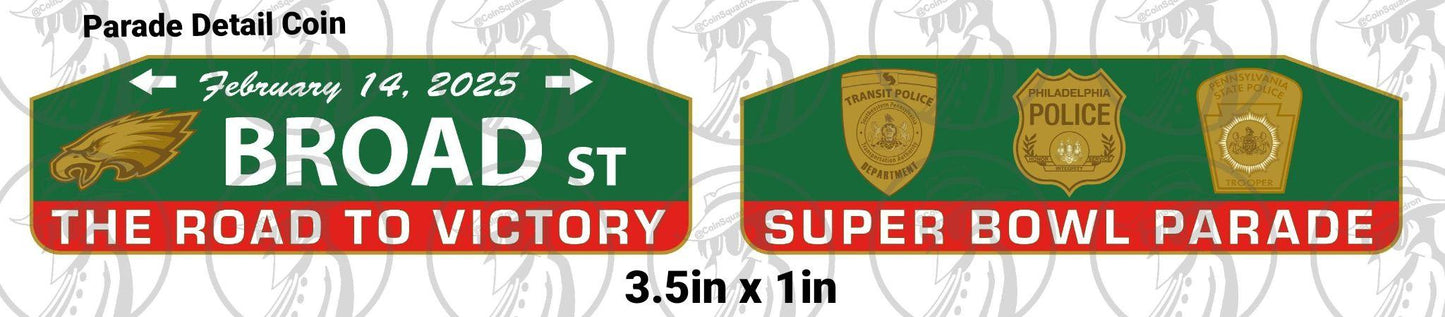 PRE-SALE Pls read below SHIP 4/10 - PPD PSP SEPTA PD Parade Detail Coin