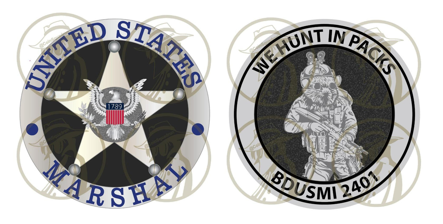 USMS BDUSMI 2401 Class Coin - PRE-SALE - PLS READ BELOW