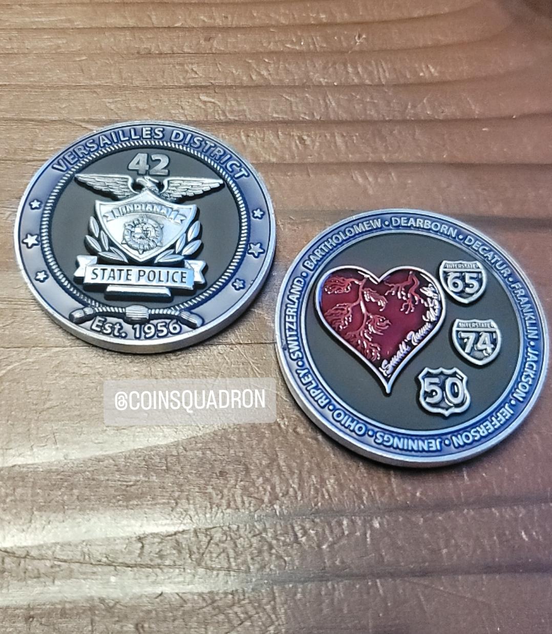 PRE-SALE PLS READ BELOW - Indiana State Police ISP Versailles Coin