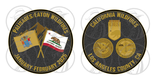 Pre-Sale Pls read below - CALIFORNIA WILDFIRES Deployment Coin