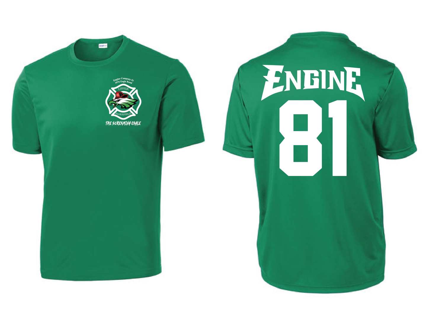 UMFC Engine 71 History & Engine 81 Screaming Eagle Shirts