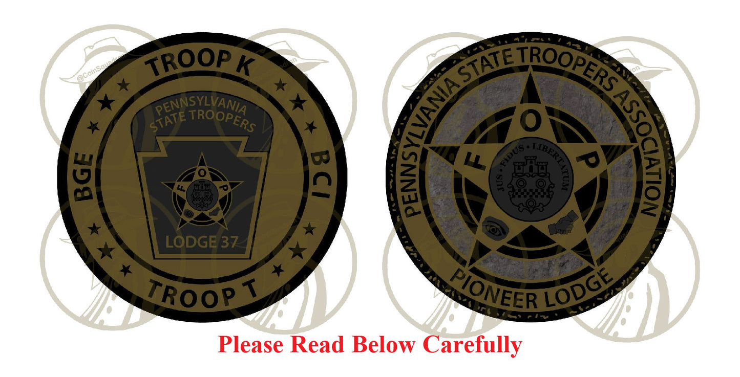PSP TROOP K Coin - 2 VARIANTS
