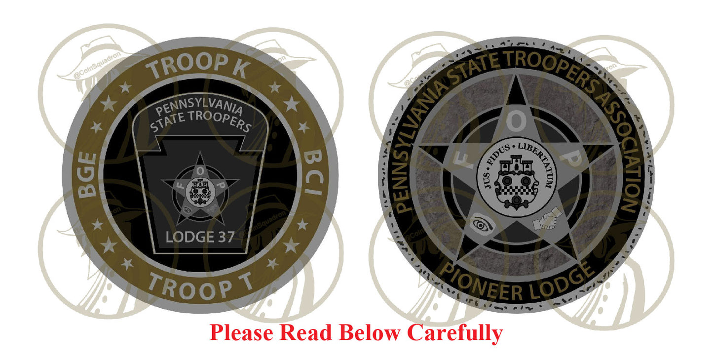 PSP TROOP K Coin - 2 VARIANTS