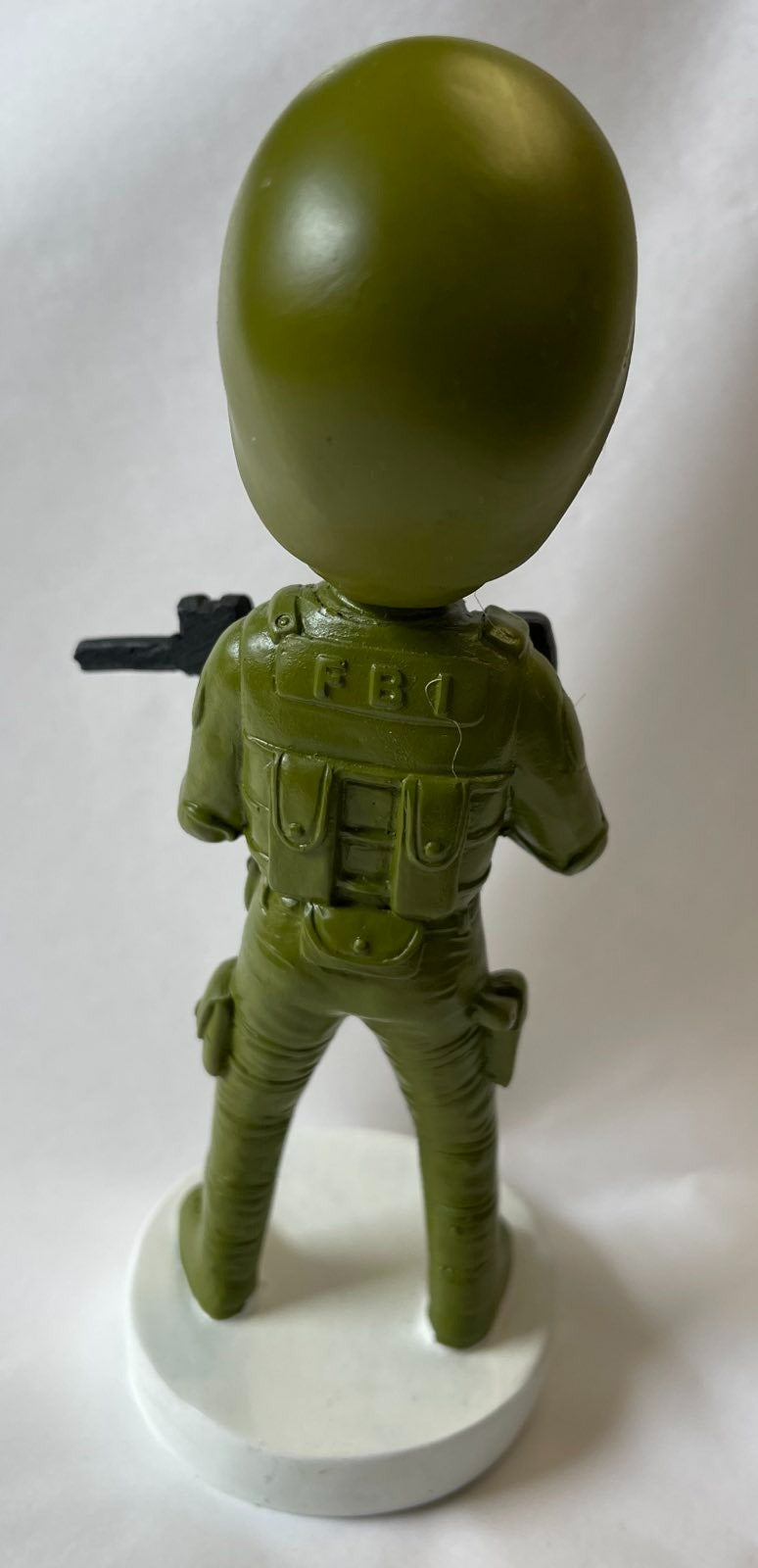 FBI SWAT AGENT BOBBLEHEAD MACHINE GUN SOLDIER