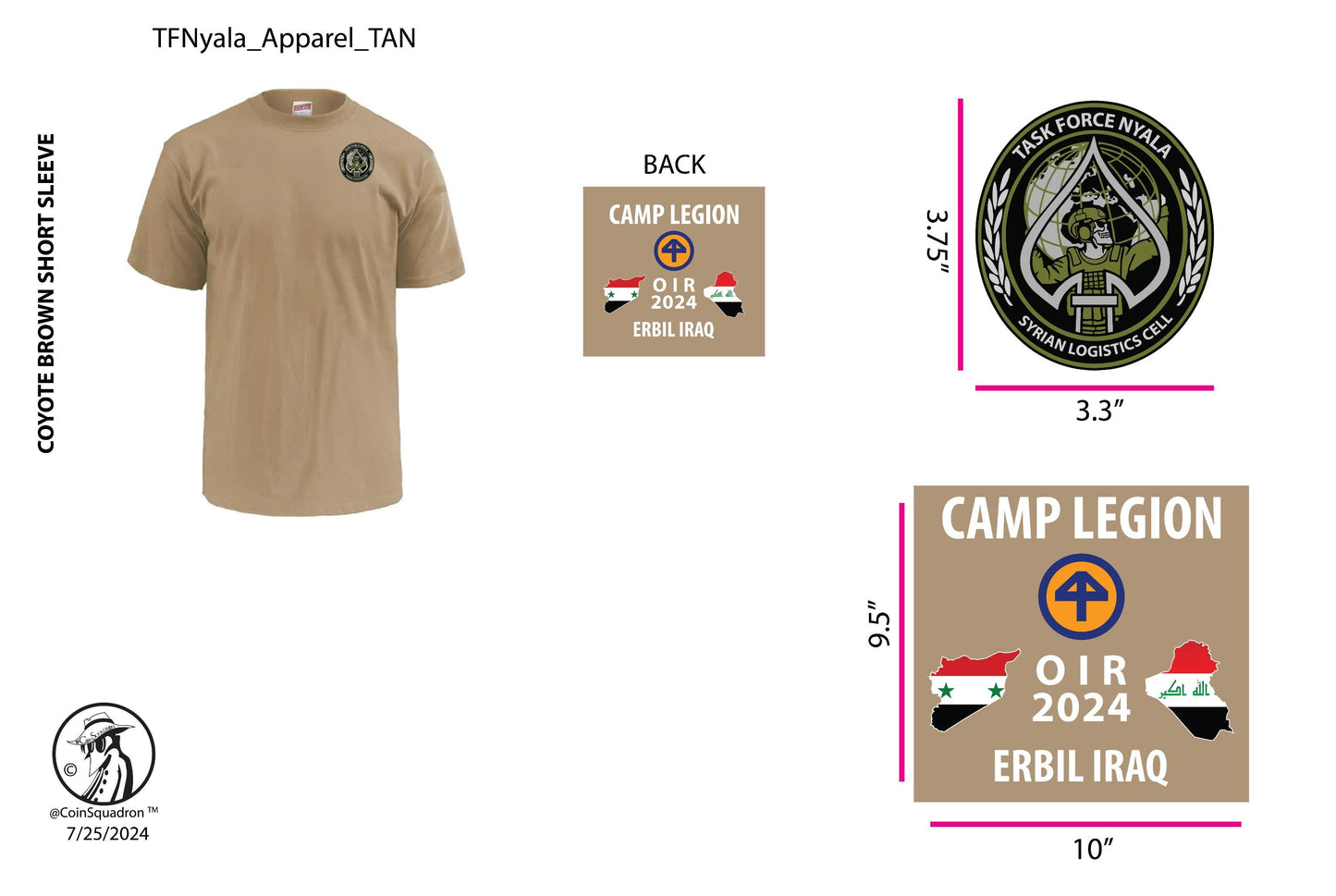 PRE-SALE Please Read Below - TASK FORCE NYALA 2024 - SHIP TO US ADDRESS