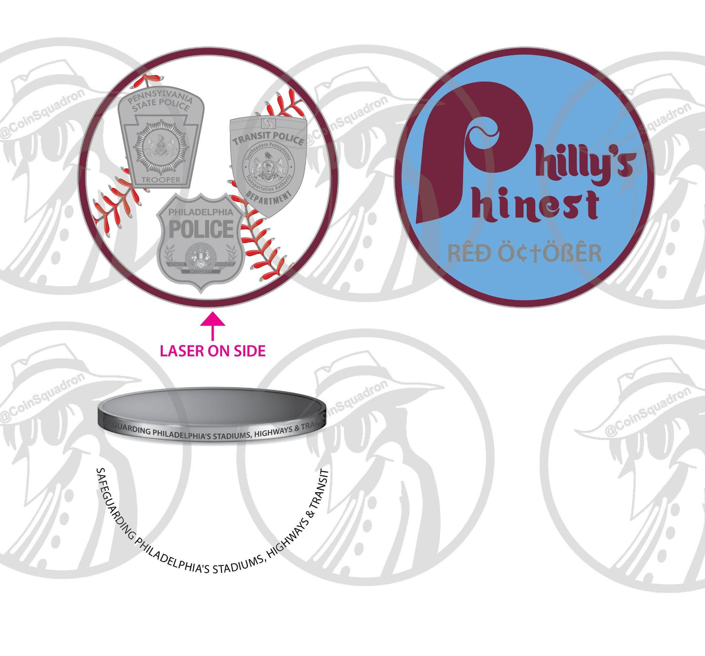 PRE-SALE - RED OCTOBER 2024 Coin -- SHIP DATE and INFO BELOW