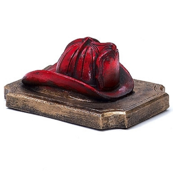 Fire Helmet Statue