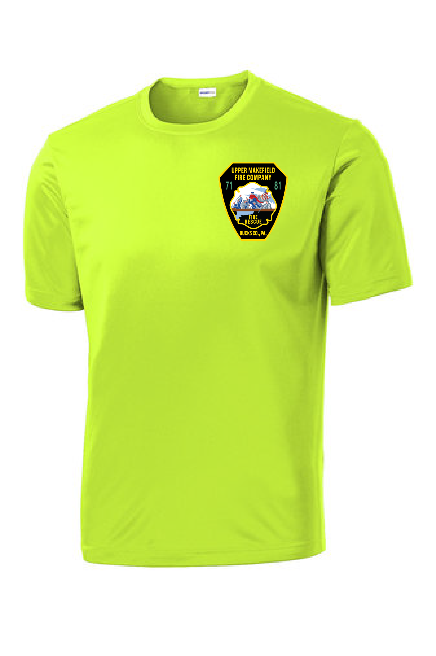 UMFC T-Shirt Front Logo & American Flag Text Back