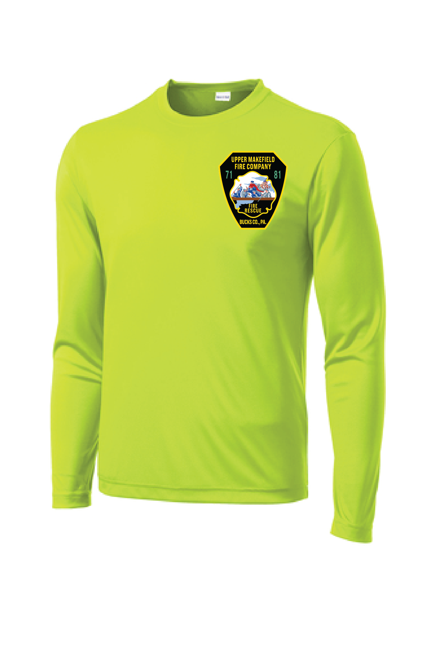 UMFC Long Sleeve Front Logo & American Flag Text Back