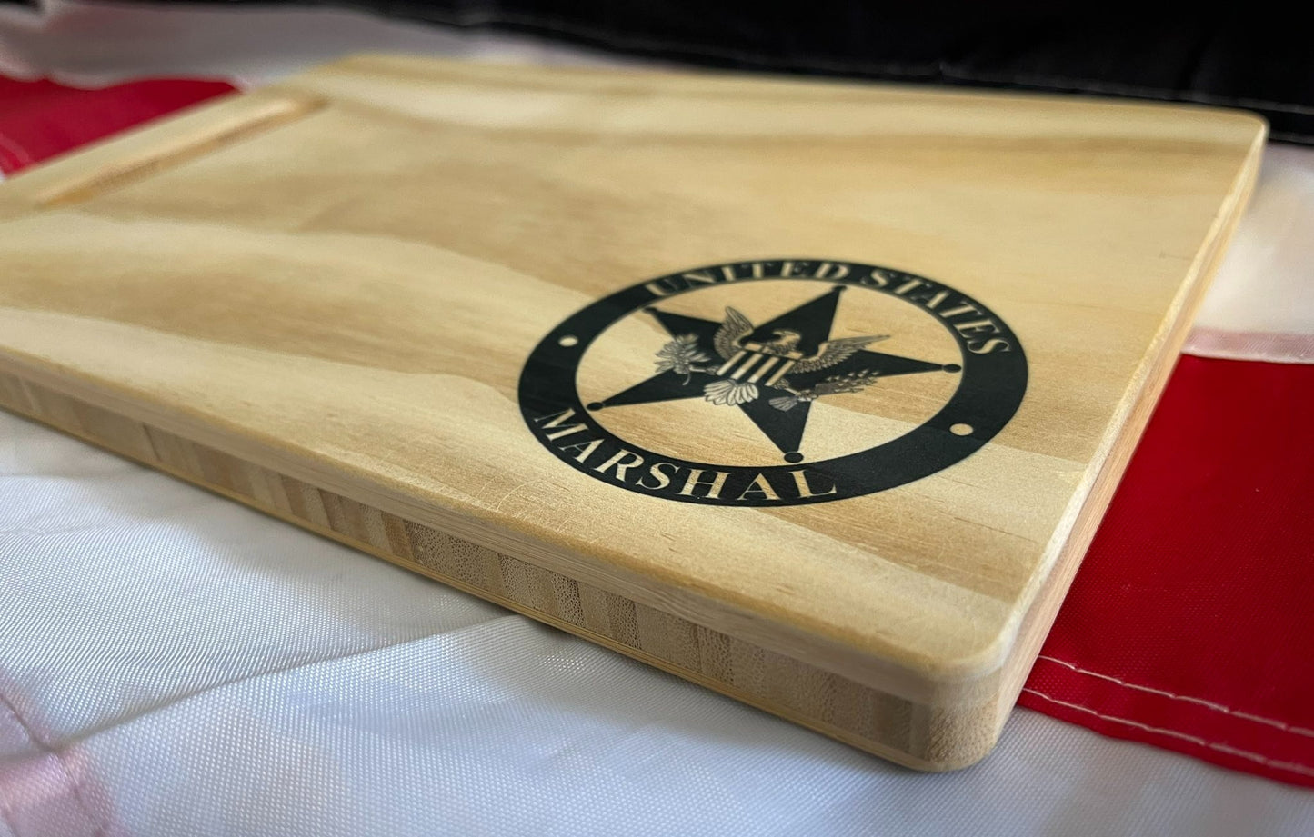 USMS Wooden Cutting Board
