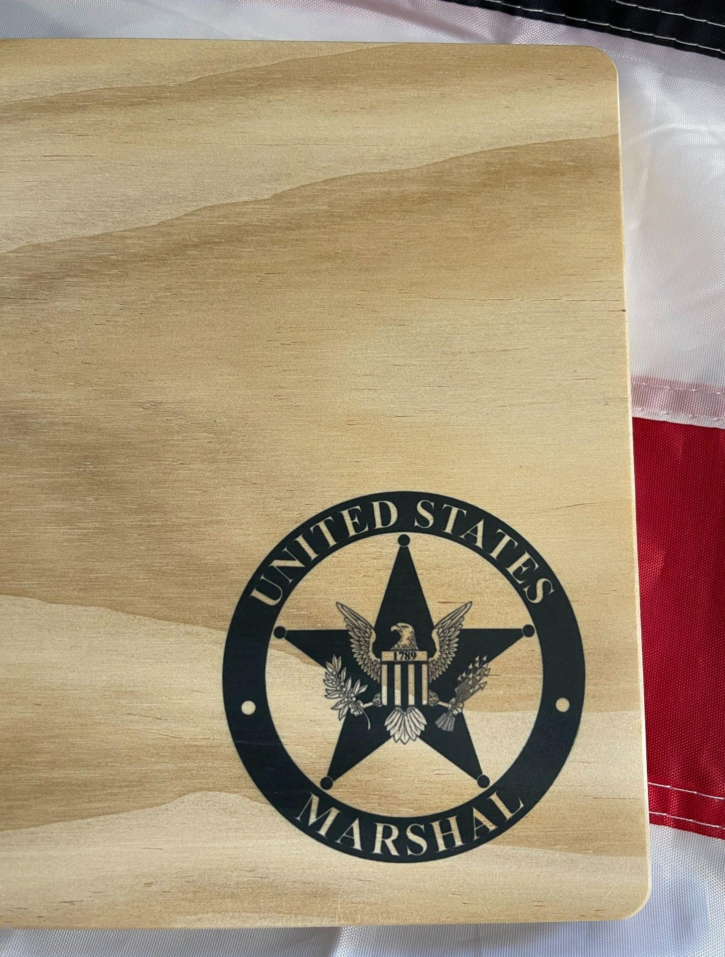 USMS Wooden Cutting Board