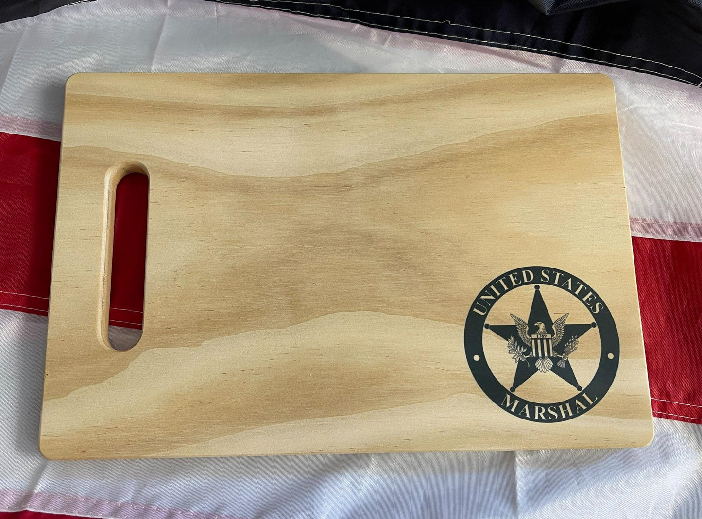 USMS Wooden Cutting Board