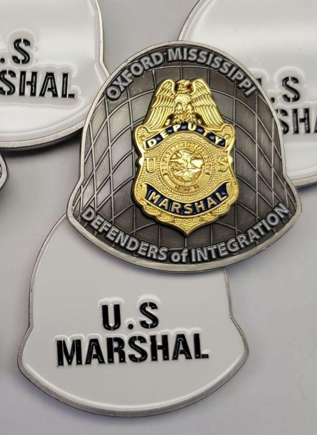 USMS HELMET COIN OXFORD MS - SHIPPING NOW 12/28/2023