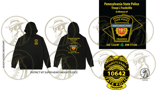 Fundraiser Pre-Sale: EOW Michael Pahira #10642 - HOODIE - Pls read below