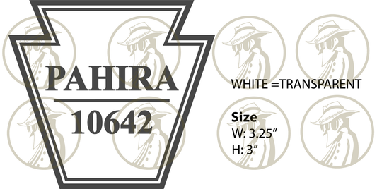 Fundraiser Pre-Sale: EOW Michael Pahira #10642 - VINYL DECAL - Pls read below