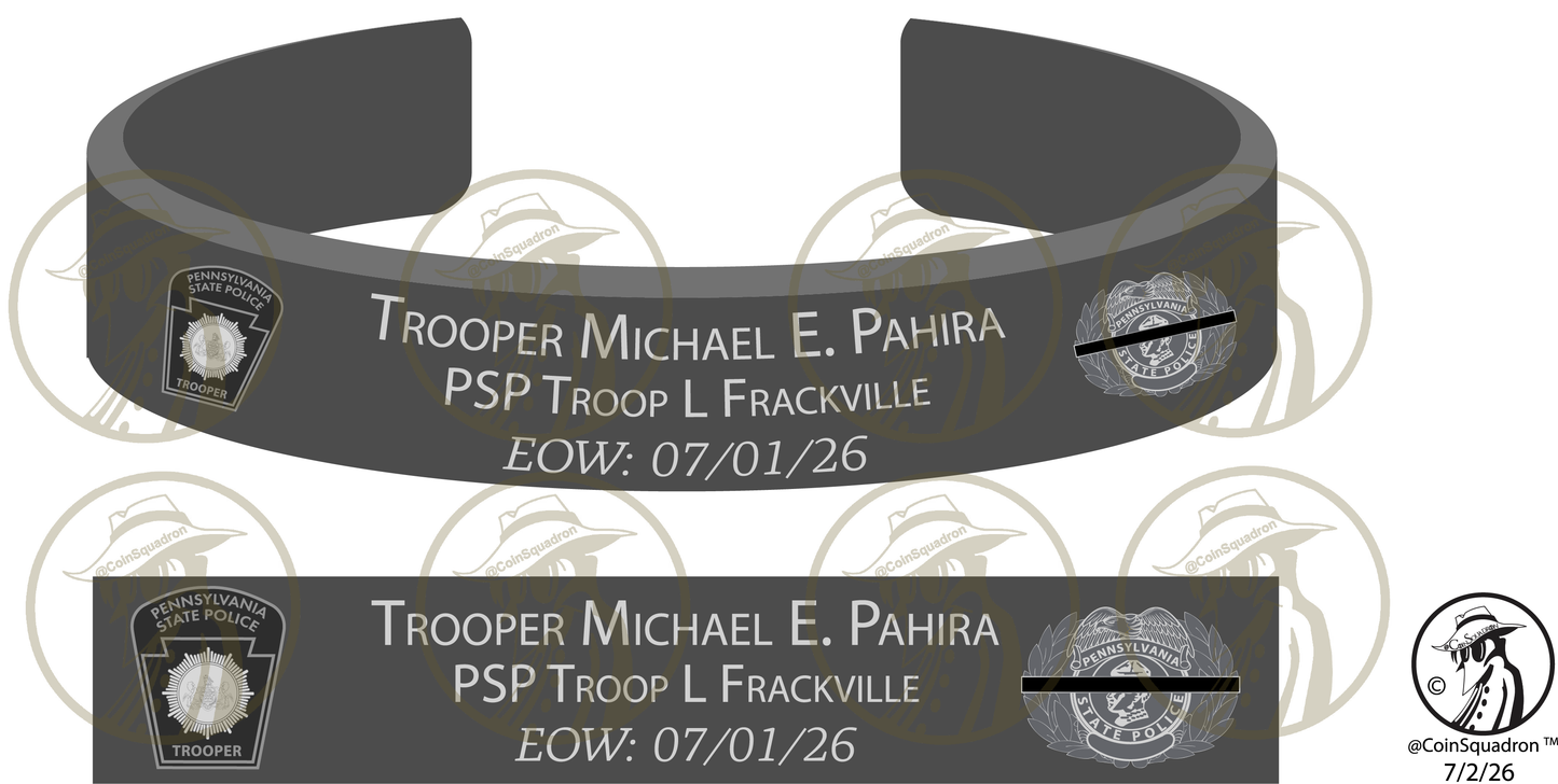 Fundraiser Pre-Sale: EOW Michael Pahira #10642 - BRACELET - Pls read below