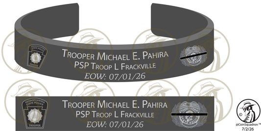 Fundraiser Pre-Sale: EOW Michael Pahira #10642 - BRACELET - Pls read below