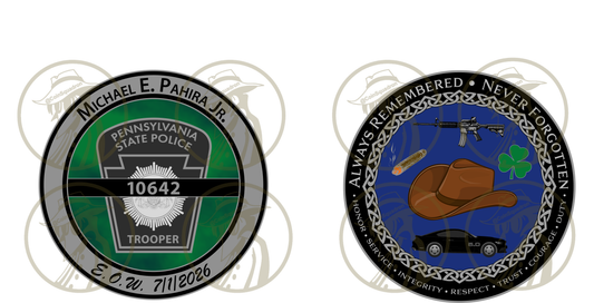Fundraiser Pre-Sale: EOW Michael Pahira #10642 - CHALLENGE COIN - Pls read below