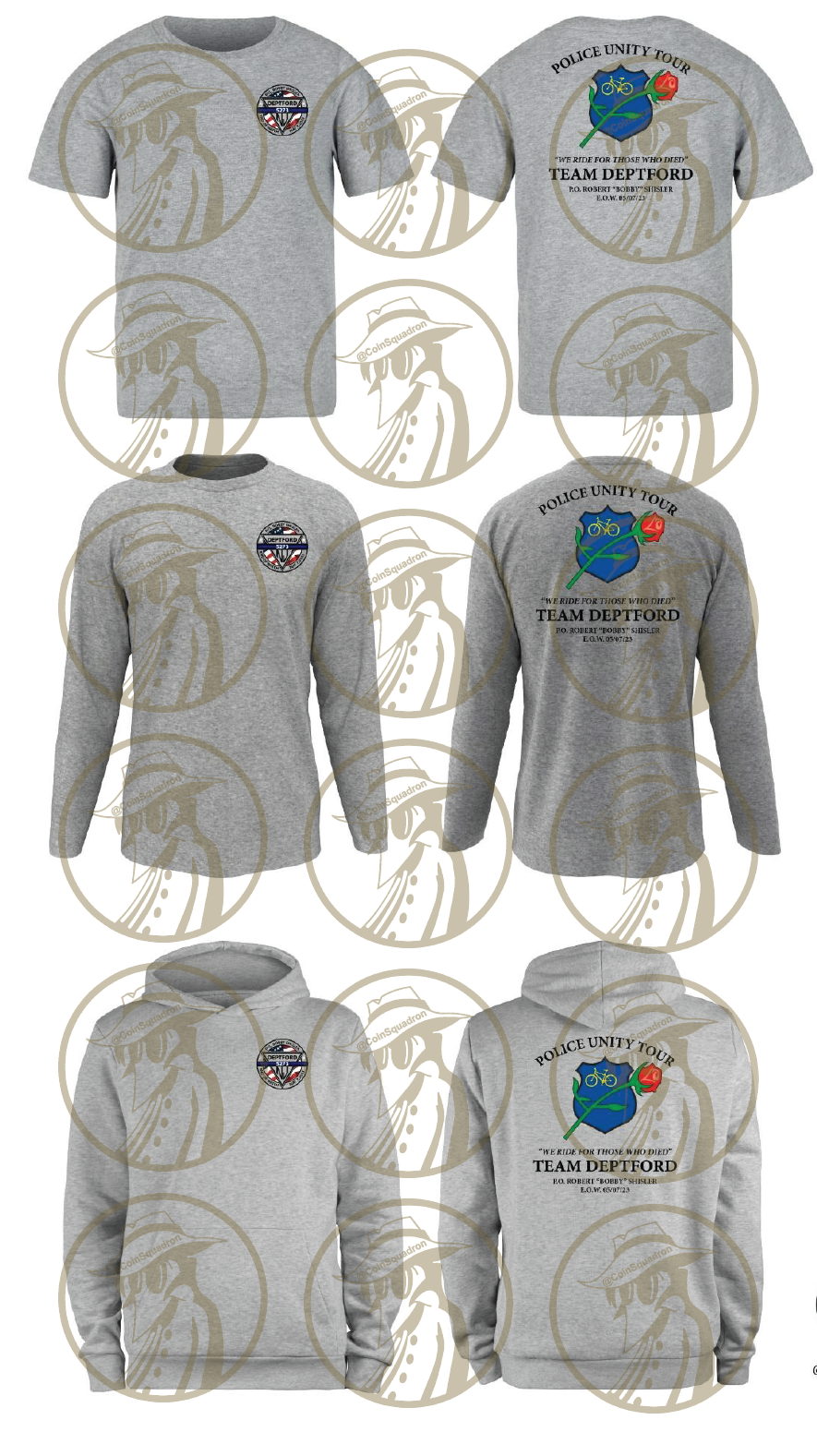 TEAM DEPTFORD 2024 Apparel FUNDRAISER - 5 USD per GARMENT to CAUSE