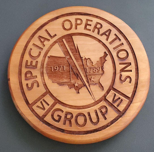 USMS Special Operations Group VI Wooden Wall Seal