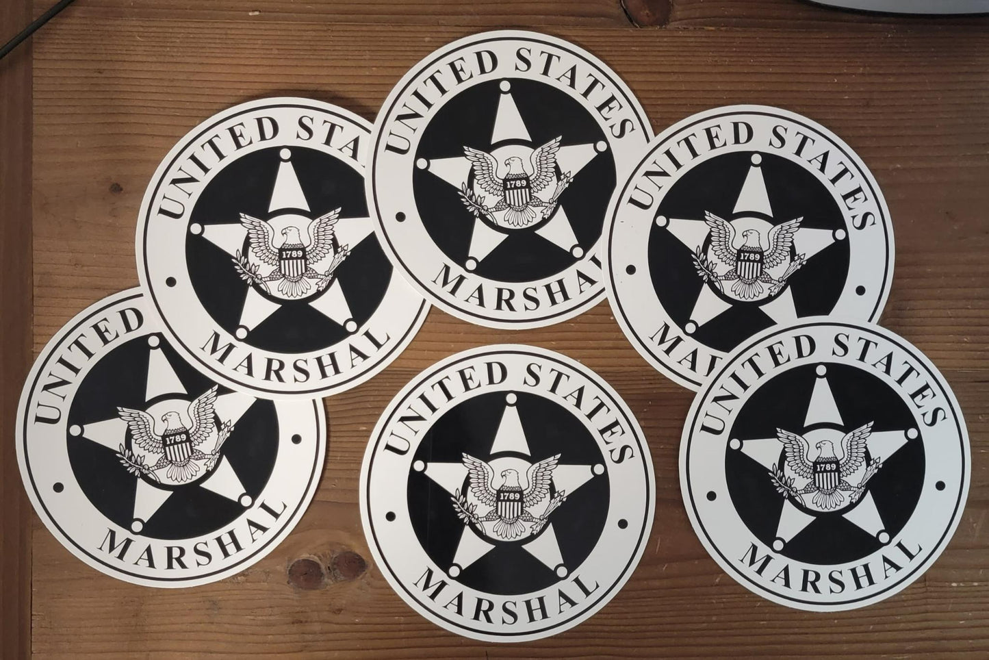 SLAP VINYL INDUSTRUAL In•Outdoor Sticker 6" s Diameter as Shown