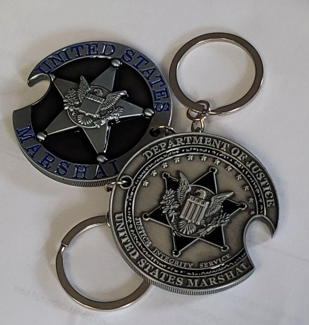 July 4th USMS Drop - DUAL USE TECH - Coin • Bottle Opener • Key Chain