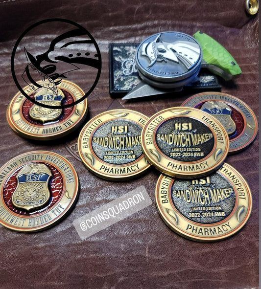 HSI SW BORDER TDY SANDWICH Maker OG Coin - SHIPS NOW
