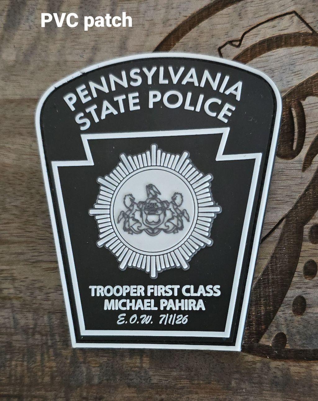 Fundraiser Pre-Sale: EOW Michael Pahira #10642 - PVC PATCH - 9/18/26 - Sale # 2