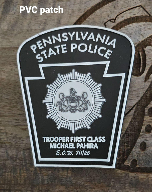 Fundraiser Pre-Sale: EOW Michael Pahira #10642 - PVC PATCH - 9/18/26 - Sale # 2