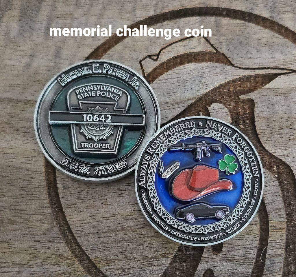 Fundraiser Pre-Sale: EOW Michael Pahira #10642 - CHALLENGE COIN - 9/18/26 - Sale # 2