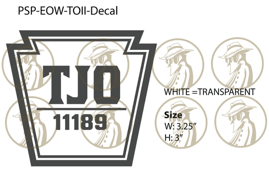 Timothy J. O'Connor Memorial Vinyl Decal