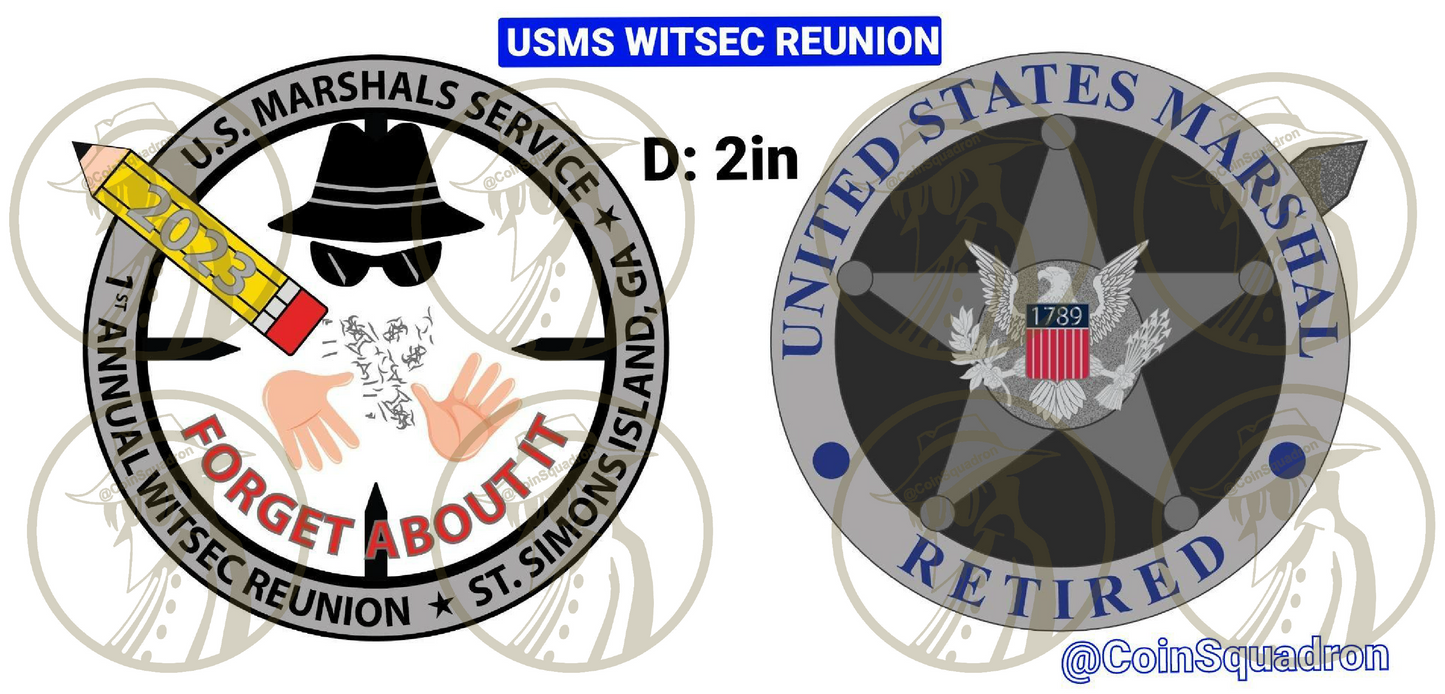 USMS - WitSec ReUnion 2023 Coin Pre-Sale 2