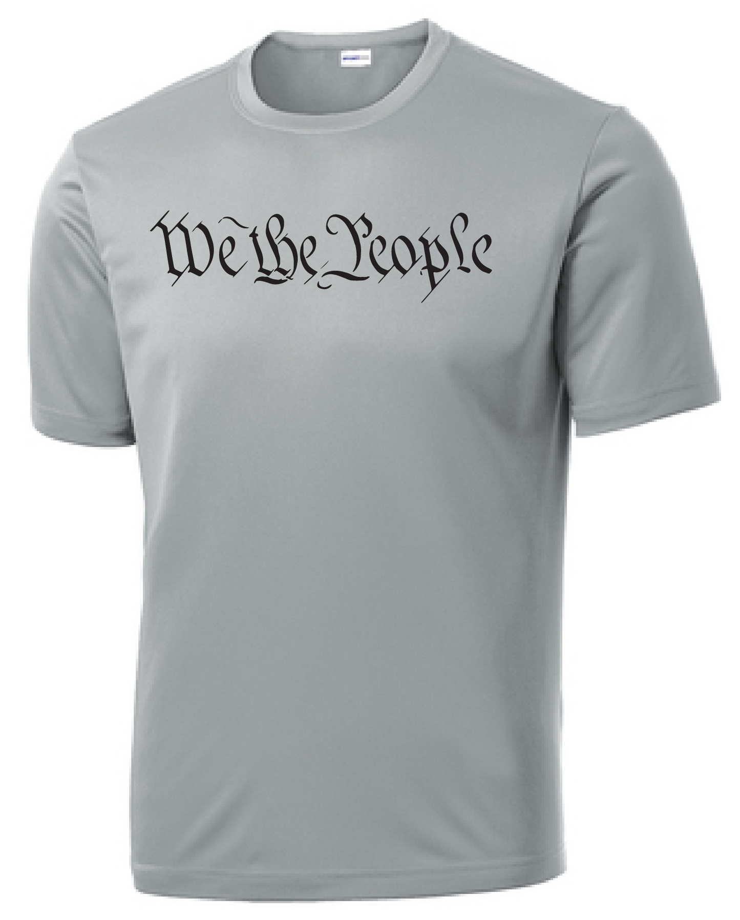 We The People Shirt with Tattered US Flag Sleeve