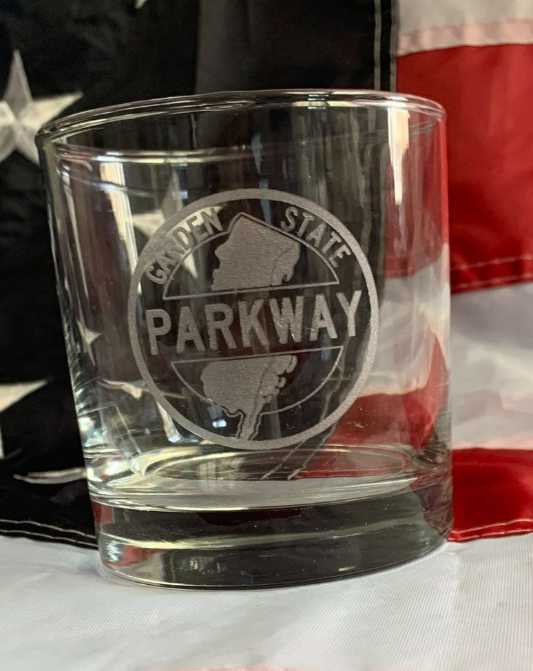 Garden State Parkway Rocks Glass