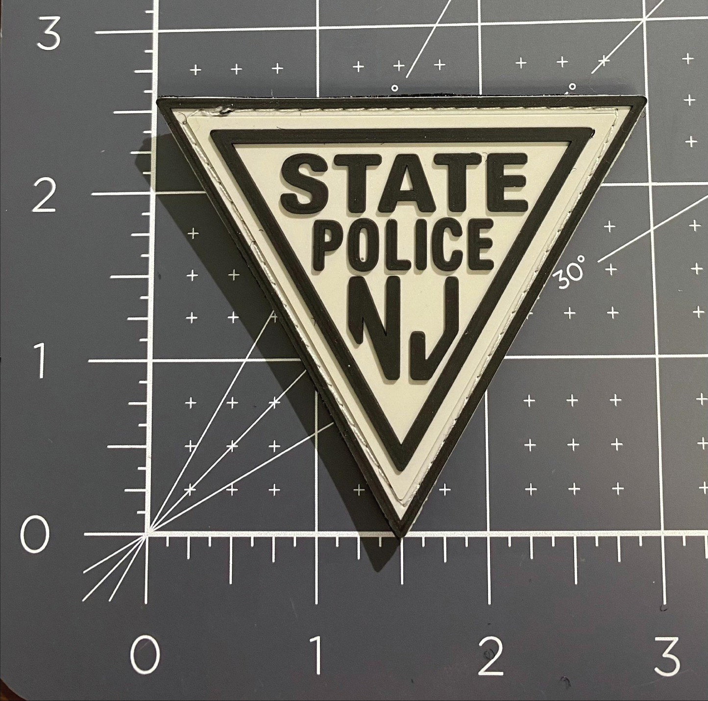 NJSP Patch with Hook & Loop Back