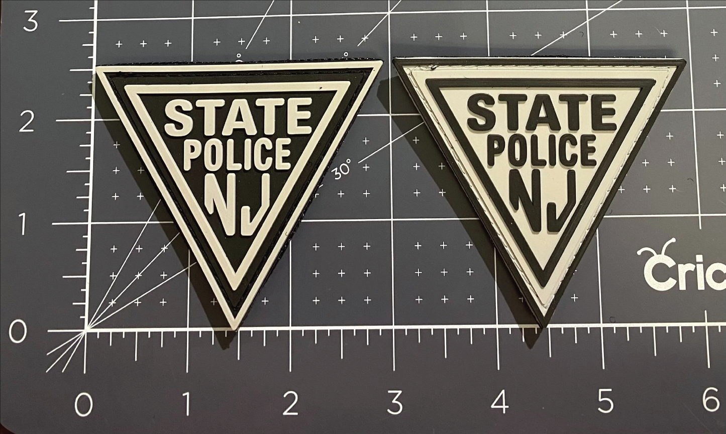 NJSP Patch with Hook & Loop Back