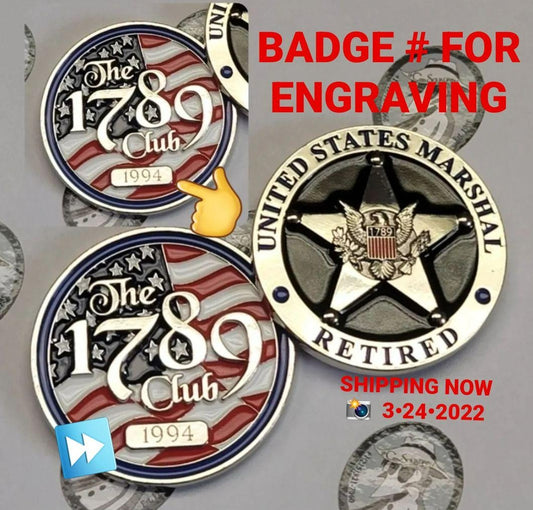 1789 Club Retired Deputies Engraved Coin