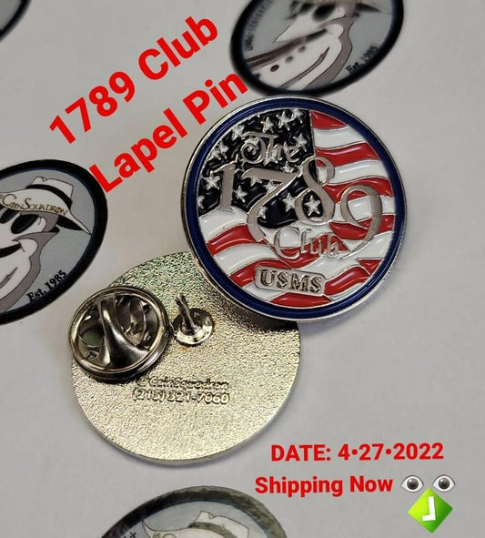 1789 CLUB LAPEL PIN