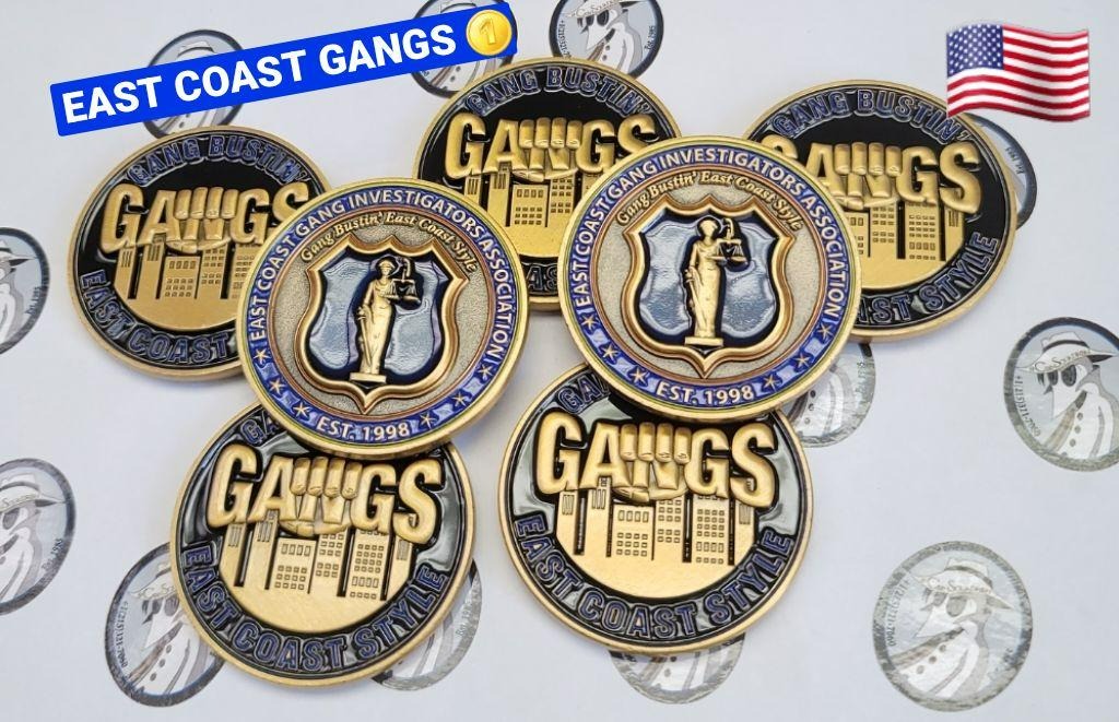 EAST COAST GANG INVESTIGATORS ASSOCIATION Coin