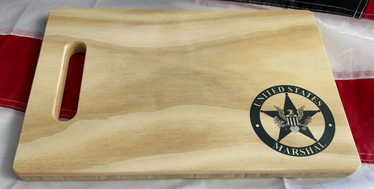 USMS Wooden Cutting Board