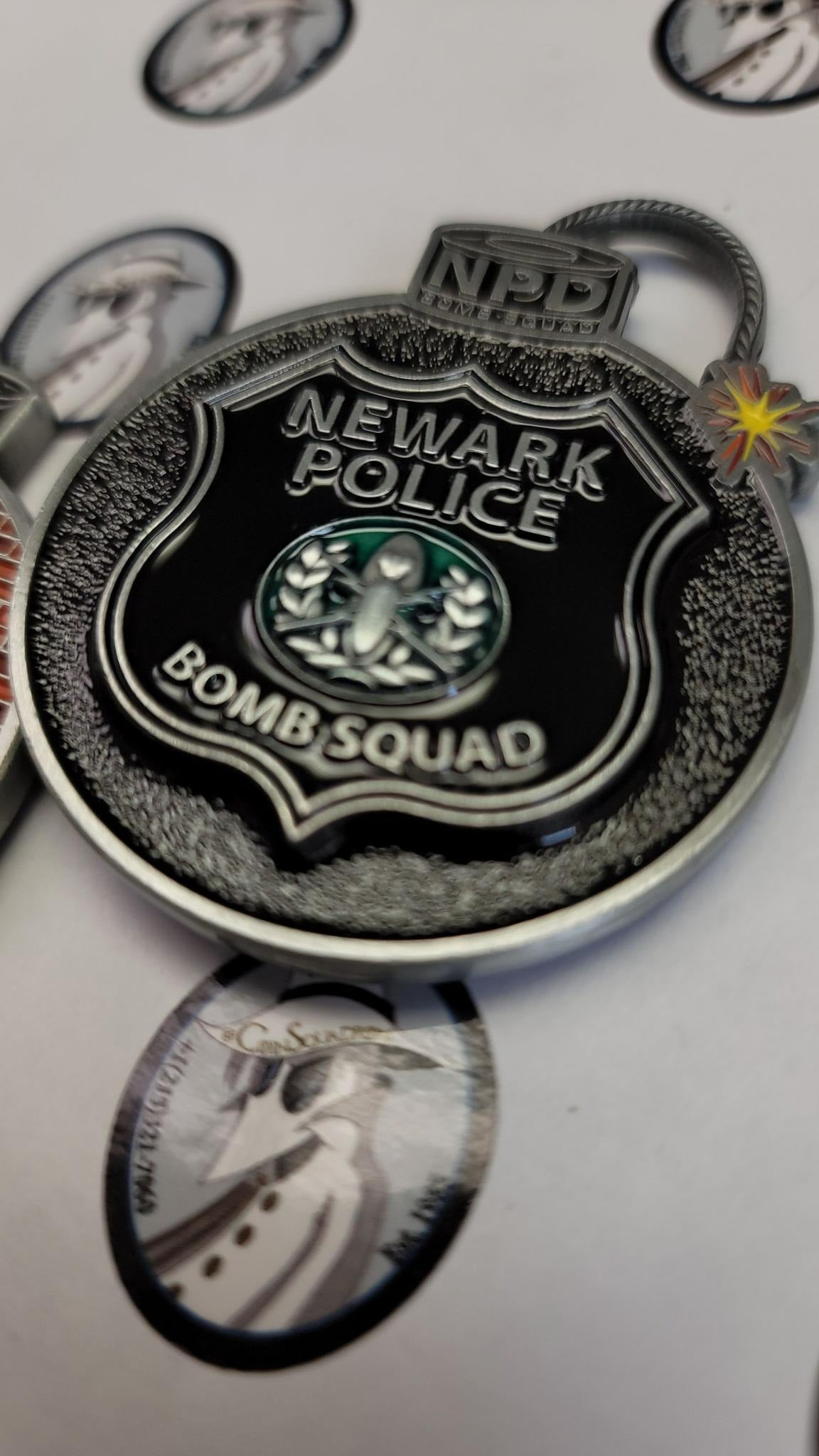 NPD Bomb Squad Coin